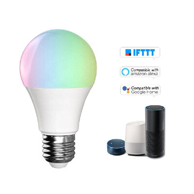 

V5 Smart WIFI LED Bulb RGBW LED Bulb 11W E27 Dimmable Light Phone Remote Control Group Control Compatible with Alexa Google Home