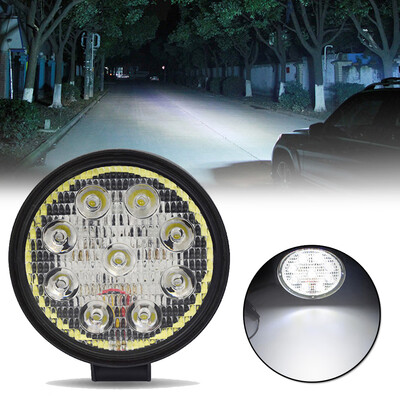 

Universal Round 4D Halo LED Car Work Light Headlight Waterproof 9V-85V 1800LM
