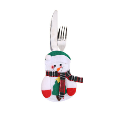 

〖Follure〗Christmas Table Decoration Christmas Fork Set Elk