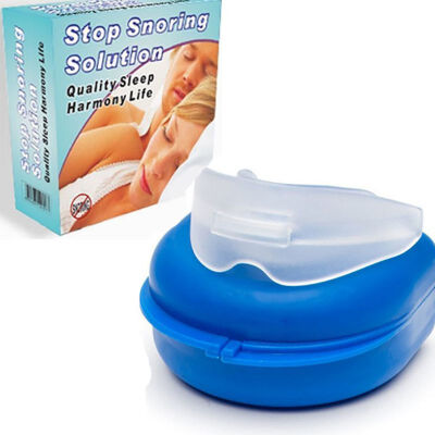 

New Arrival Stop Snoring Anti Snore Mouthpiece Apnea Guard Bruxism Tray Sleeping Aid Mouthguard