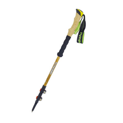 

Carbon Fiber Adjustable Trekking Pole With EVA Grip&Twist Lock for Hiking Walking Running