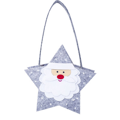 

Tailored Christmas Flannelette Handbag Gift Party Pouch Xmas Candy Organza Candy Bag