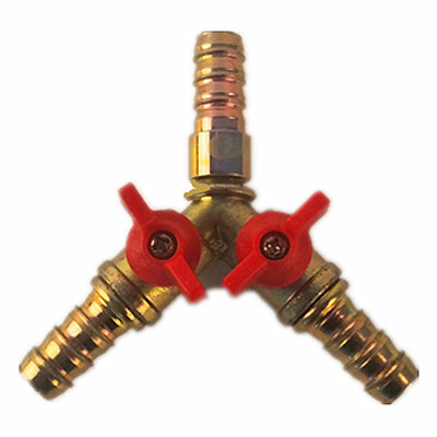 

Fuel Gas Oil Ball Valve Easy Install Shut Off 3-Way High Pressure Resistant