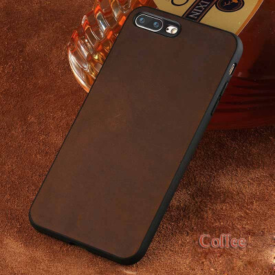 

Leather phone case iPhone5 6 7 8s plus protective case high-grade crazy horse leather all-inclusive for x xs max xr phone case