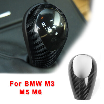 

Carbon Fiber Interior For BMW M3 M5 M6 Car Gear Shift Knob Cover Stickers Trim