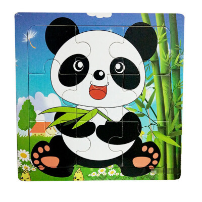 

Tailored 1PC Wooden Panda Puzzle Educational Developmental Baby Kids Training Toy A