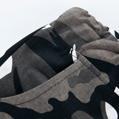 

Tailored -5XL Fashion Mens Casual Sports Camouflage Elastic Belt Pencil Trousers Pants