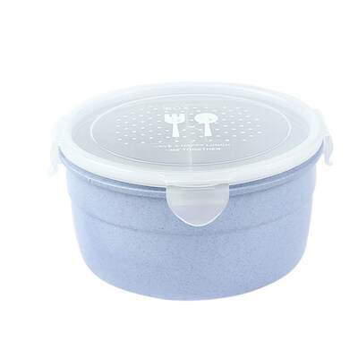 

Portable Double Layers Bento Lunch Box Spoon Set Student Food Storage Container