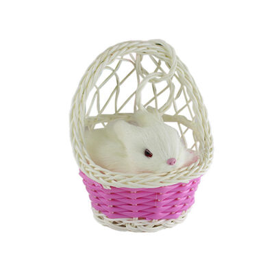 

DIY Hanging Basket Miniature Ornament Garden Animal Lovely Ornament Doll House Decoration Office Home Decor Accessories New