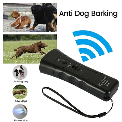 

Ultrasonic LED Anti Bark Device Dog Training Repeller Ultrasonic Anti Bark Stop Barking Tool