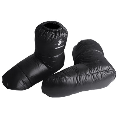 

Outdoors Camping Slippers Warm Socks for Sleeping Bag Indoors Warm Boots Men Women Winter Duck Down Booties Slipper Boots