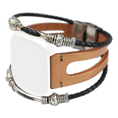 

〖Follure〗Replacement Leather Wristband Band Strap Bracelet For Fitbit VersaVersa Lite