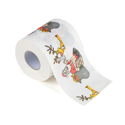 

9 Style Home Santa Claus Bath Toilet Paper Christmas Supplies Xmas Decor Tissue Roll