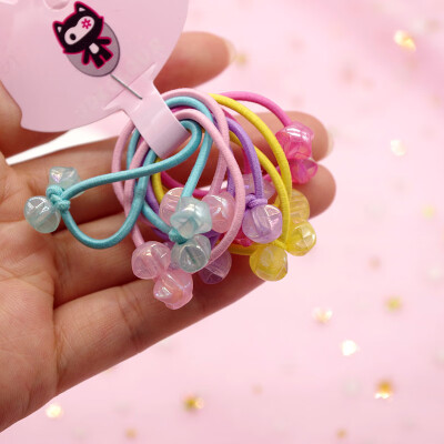 

Girl Elastic Hair Rubber Bands 10 Pcs Mixed ColorHeadbands Hair Accessory Band Rope Ponytail Holder Headbands