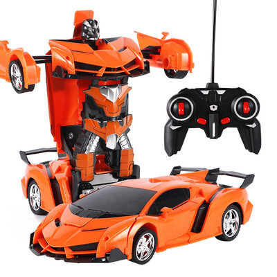 

Gobestart 118 Electric Remote Control Car1 Button Remote Control Deformable Vehicle Robot