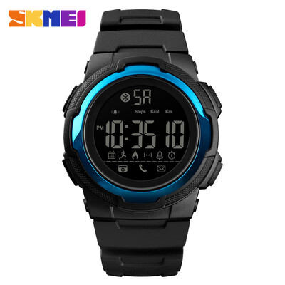 

SKMEI Sports Smart Watch Men Calorie Pedometer Bluetooth Watches Remote Camera Waterproof Fashion Wristwatches Clock 1440