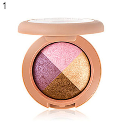 

4 Colors Waterproof Eye Shadow Palette Matte Makeup Cosmetic Highlighting Powder