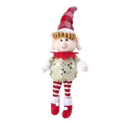 

Christmas Tree Pendant Ornaments Elf Long-legged Girl Gift Toy Doll Home Decor DIY Birthday Party Decorations Christmas Stuff