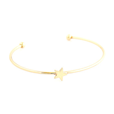 

Popular Charm Star Moon Love Heart Opening Bracelet Set Simple Trendy Leaf Snowflake Deer Beautiful Bangle Cuff Bracelet