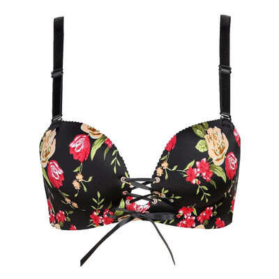 

Women Super Push Up Drawstring Bras Smooth Padded Underwear Bra Wireless Comfort Adjust Female Intimates Tops