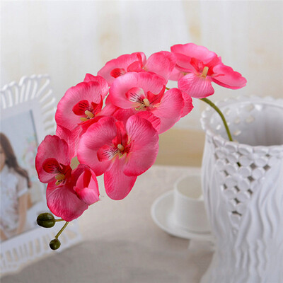 

DIY Artificial Butterfly Orchid Silk Flower Bouquet Phalaenopsis Wedding Home Decoration Flowers