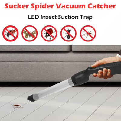 

Gobestart Littel Sucker Spider Vacuum LED Insect Suction Trap Catcher Fly Bugs Buster