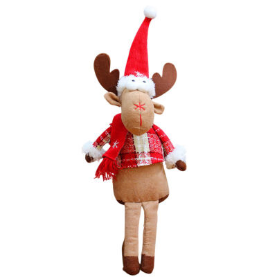 

Christmas Creativity Decoration Pendants Toy Outside Xmas Tree Hanging Ornament Santa Claus Snowman ELK Doll for Home Decor 2020