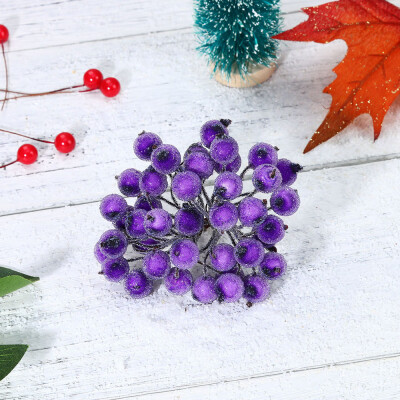 

Gobestart DIY Christmas Simulation Berry Small Particles Artificial Foam Cream Berry