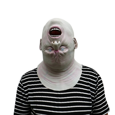 

Siaonvr 2017 Down Full Head Deluxe Novelty Halloween Scary Costume Party Latex Head Mask