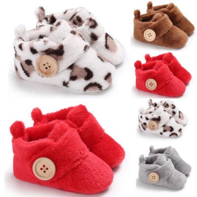 

Baby Boy Girl Anti-slip Shoes Cartoon Newborn Slipper Shoes Toddler 0-18 Months