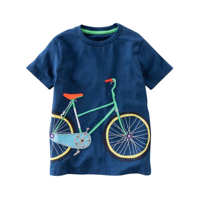 

New Style Kids Baby Boys T-shirt Cartoon printing Short Sleeve Summer Tee Shirts Tops Comfortable For Dressing