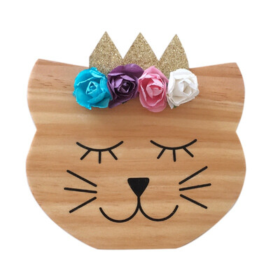 

Nordic Wind Cartoon Animal Solid Wood Decoration Creative Childrens Room Decoration Home Decoration Photography Props