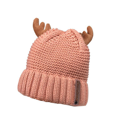 

Winter Cute Antlers Knitted Hat Outdoor Warm Christmas Hat Girls Boys Reindeer Cap