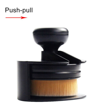 

1Pcs Push Oval Foundation Brush O-Circle Design 35 Angle Micro Fine Blush Brush Single Seal Powder Brush Beauty Tools