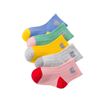 

Baby Girl Socks Autumn Winter Cartoon Pattern Socks Set Cotton Children Toddler Girls School Socks