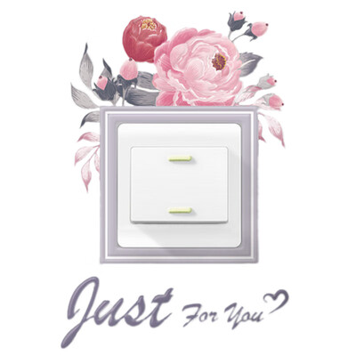 

Cartoon Cute Animal Luminous Switch Stickers Cartoon Wall Stickers Protective Cover Switch Socket Stickers