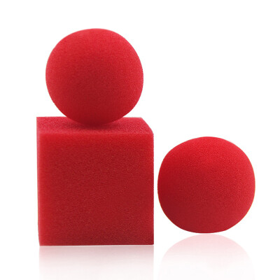 

Funny Red Sponge Balls Finger Magic Tricks Props Classic Toys Professional Beginner Street Stage Magic Kids Toys Party Gifts