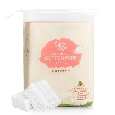 

Larastyle Skin-friendly Cotton Pad 100 pieces