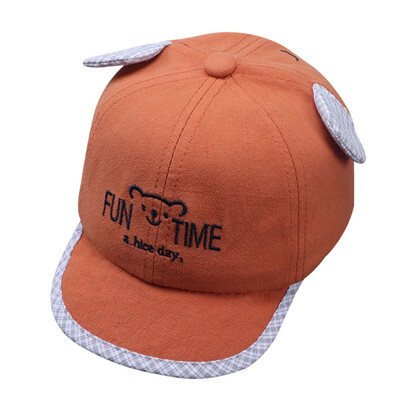 

Baseball Cap Kids Sports Cap Hat Cotton Embroidered Bear Cap Children Accessories Baby Boys Girls Hats
