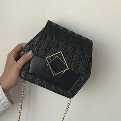 

New Fashion Women Casual Crossbody Bags Female Shoulder Handbags Beach Shoulder Messenger Bags Small Square Bag