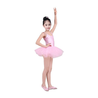 

Dance Sling Ballet Dress Girls Dance Costumes Exercise Clothes Small Princess Fluffy Dancewear