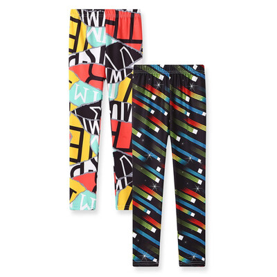 

New 2pcs Toddler Baby Girls Print Pattern Pants Leggings Children Cute Stretchy Trousers Bottoms
