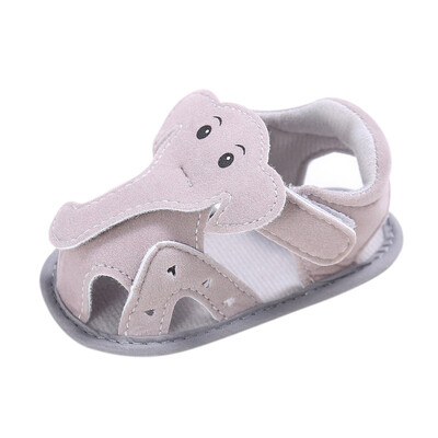 

Elephant Pattern Hollow Baby Boy Casual Prewalkers Soft Sole Summer Shoes 0-18  New