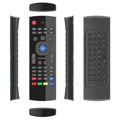 

MX 24G Wireless Remote Control Keyboard Air Mouse - BLACK