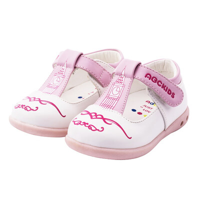 

Abckids Childrens Girls Round Pu Leather Flowers Shoes Autumn Winter Kids Girl Soft Sole Princess Shoes