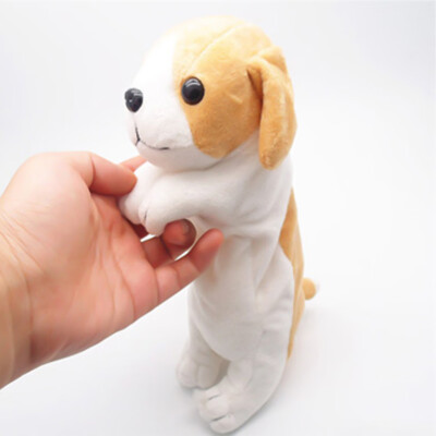 

Cartoon Plush 3D Dog Pencil Case Animal Pen Zipper Bag Kids School Stationery