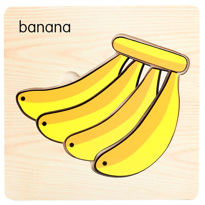 

Gotoamei Wooden Lovely Puzzle Educational Developmental Baby Kids Training Toy Gift