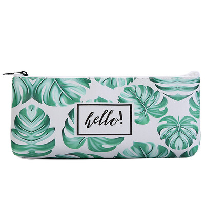

Siaonvr HelloCreative Turtle Leaf Pencil Bag Large Capacity Simple fresh&waterproof