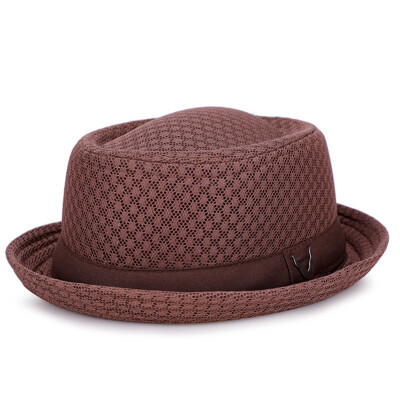 

Soft Light Weight Mesh Panama Hat Summer Breathable Trilby Hat