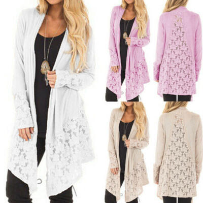 

US Women Winter Baggy Cardigan Coat Long Chunky Knitted Oversized Sweater Jumper